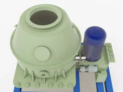 Dewatering Centrifuge 3D Model 3D model