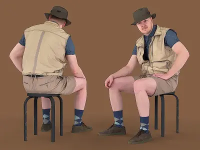 Boy scout 3D model