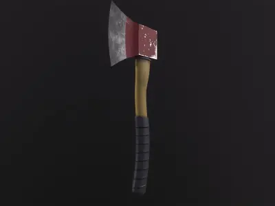 Old Axe 3D Model Low-poly 3D model