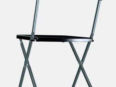 GUNDE Folding Chair Low-poly 3D model
