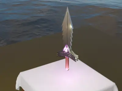 lowpoly-sword Free low-poly 3D model