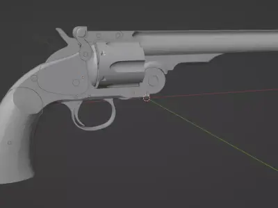 Scotchfield Revolver 3D model