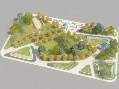 Park Design 3D model