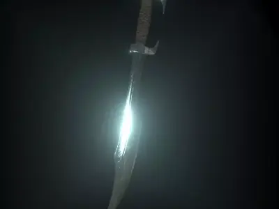 Spartans sword Low-poly 3D model