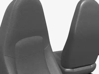 Adjustable Vehicle Operator Seat 3D model