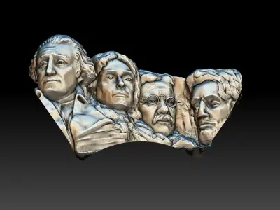 MOUNT RUSHMORE 3D print model