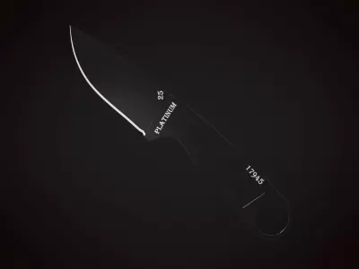Knife 1 A Low-poly 3D model