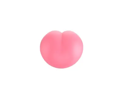 Tongue 001 Low-poly 3D model