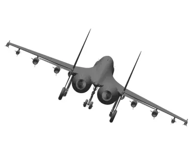 sukhoi 30mki 3D model purchase