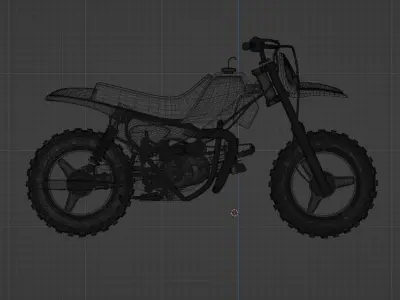 YAMAHA PW 50 3D model