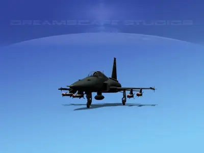 Northrop F-20 Tigershark V12 3D model