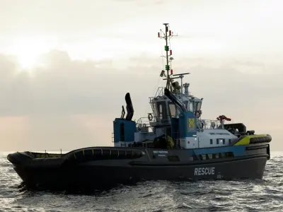 ASD Tug 3213 Smit Panther 3D model