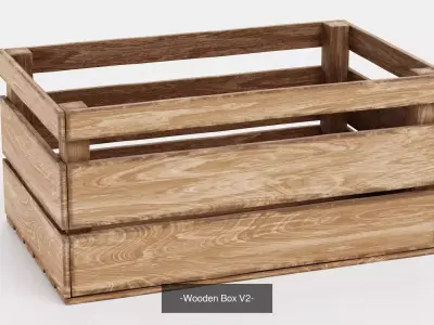 Wooden Crates Collection - 16 Transport Box Variants 3D Model Pack