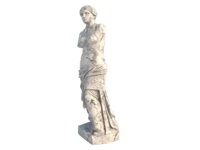 Venus de Milo Low-poly 3D model order