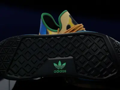 Adidas HU Animal Print  Free 3D model