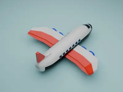 Airplane Toy Model  3D model