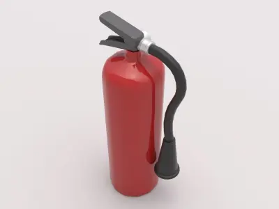 Fire Extinguisher 02 Low-poly 3D model