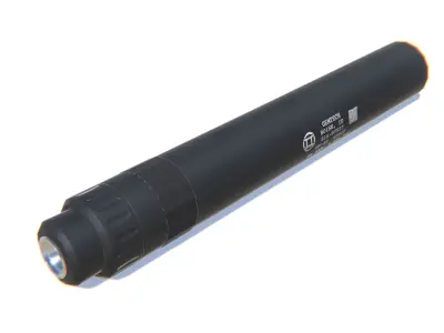Tactical Silencer 45 ACP 9MM Low-poly 3D model