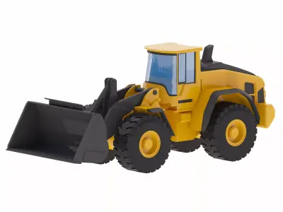 Loader Construction L220H Low-poly 3D model