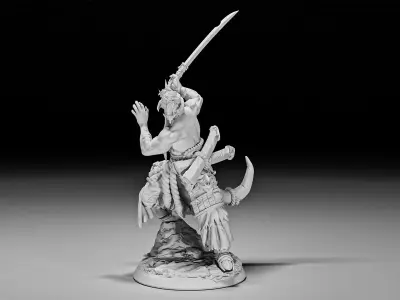 Enemy Swordsman from Nowhere 3D print model