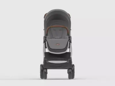 Baby stroller 3D model 3D model 15