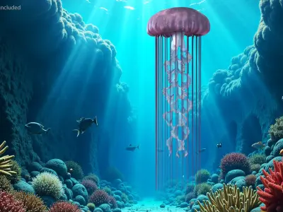  Pink Glow Jellyfish 