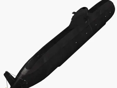 U-32 Type 212 Submarine 3D model