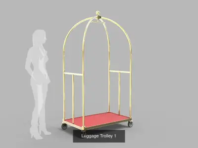 Service Carts - Trolley 3D Model Pack