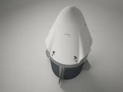space ship 3D model 15