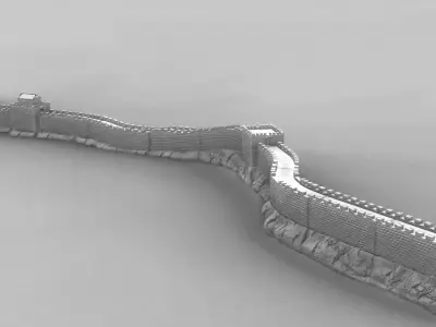Part 5 - Chinese traditional house  3D print model