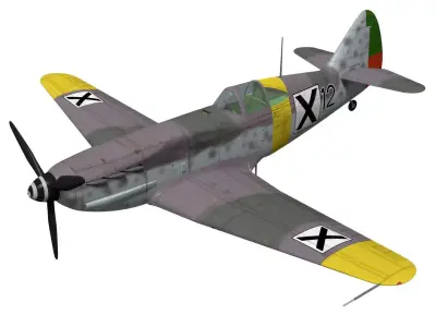 Dewoitine D520 3D model get