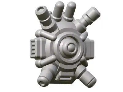 Sci-Fi Power Pack Bits STL 32mm Miniatures Kitbash Accessories 3D print model
