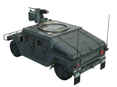 Humvee Low-poly 3D model buy
