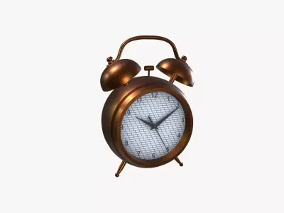 Alarm Clock Low-poly 3D model