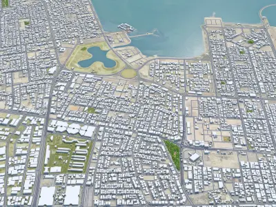Dammam City Saudi Arabia 3D model
