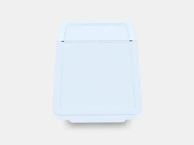 SORTERA waste garbage can with lid Low-poly 3D model