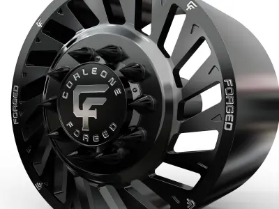corleone front vallo dually wheel  3D print model