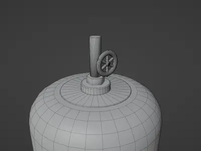 Gas or liquid tank 3D model