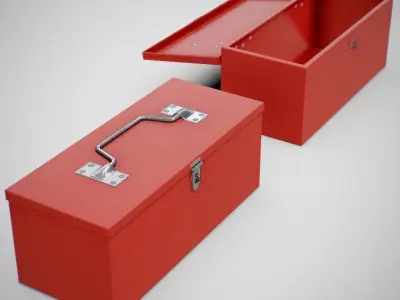 Toolbox - Generic 02  Clean Low-poly 3D model