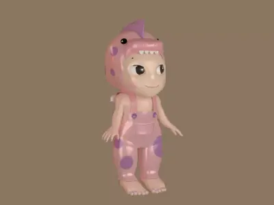 sonny angel spinosaurus Low-poly 3D model