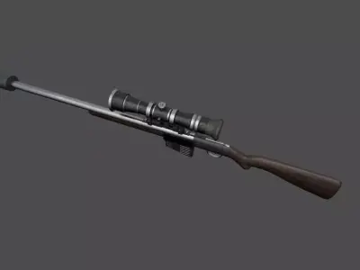 SNIPER GUN  3D model