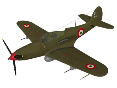 Bell P-39 Airacobra 3D model get