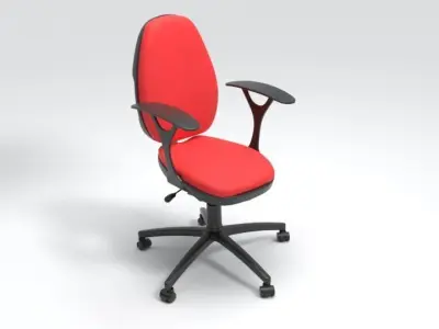office rolling chair  3D model