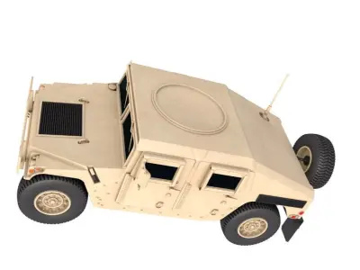 humvee m1151 3D model