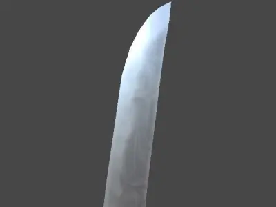katana3 samurai sword Low-poly 3D model