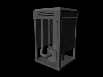 Sci-fi Asset Collection Low-poly 3D model