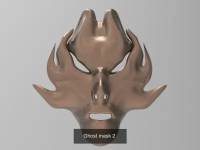 Ghosts sculpture collection  3D Model Pack purchase
