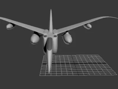 Simple Plane 3D model