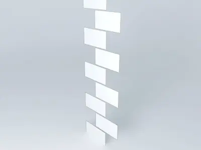 Industrial stack of blocks Free 3D model