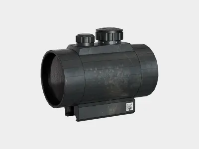 Barska 1x50mm 5 MOA Red Dot Scope  3D model